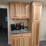 Kitchen cabinets and counter tops